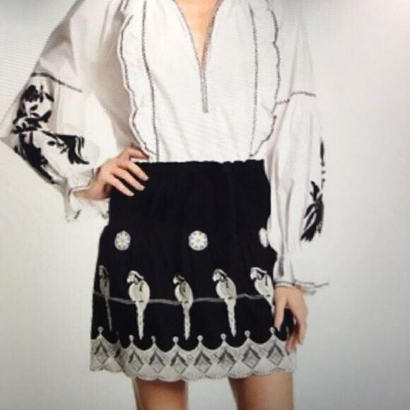 ❤️HP❤️ Joie Convertible Embroidered Skirt/Halter - Picture 2 of 8